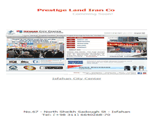 Tablet Screenshot of prestigelandiran.com